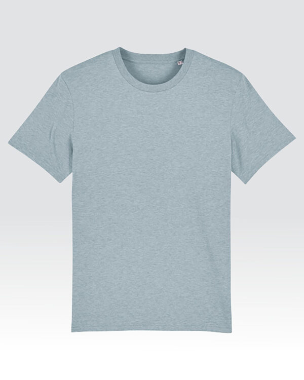 Plain Half Hand T-Shirt (Light Heather Gray)