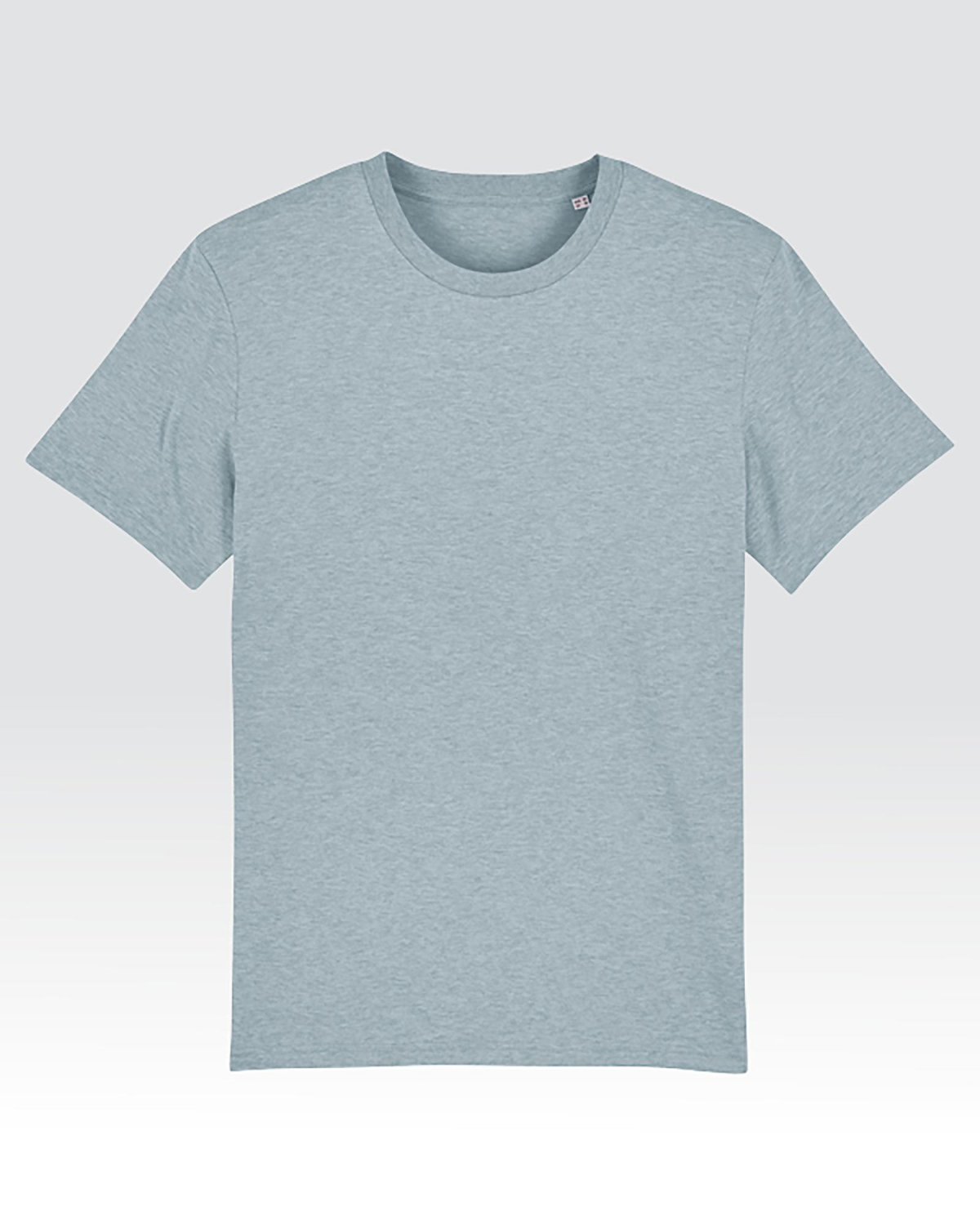 933 Plain Half Hand T-Shirt (Light Heather Gray) - Image 1