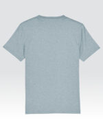 Plain Half Hand T-Shirt (Light Heather Gray) - Image 2